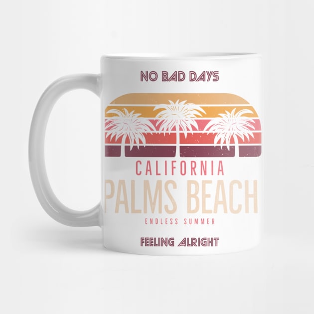 California Palms Beach - Endless Summer by OzInke